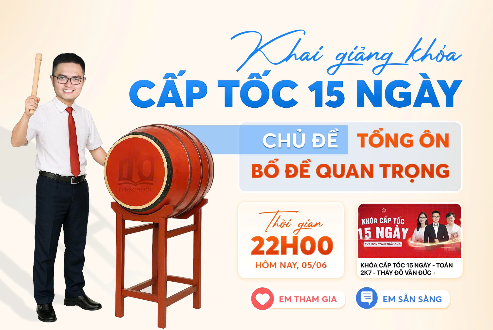 15 ngày cấp tốc thầy Đỗ Văn Đức